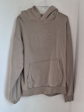 Taylor Swift TTPD Crewneck Hoodie in Taupe